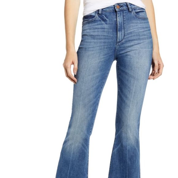 DL1961 Rachel High Rise Bell Bottom Elmhust Jeans - Picture 5 of 9